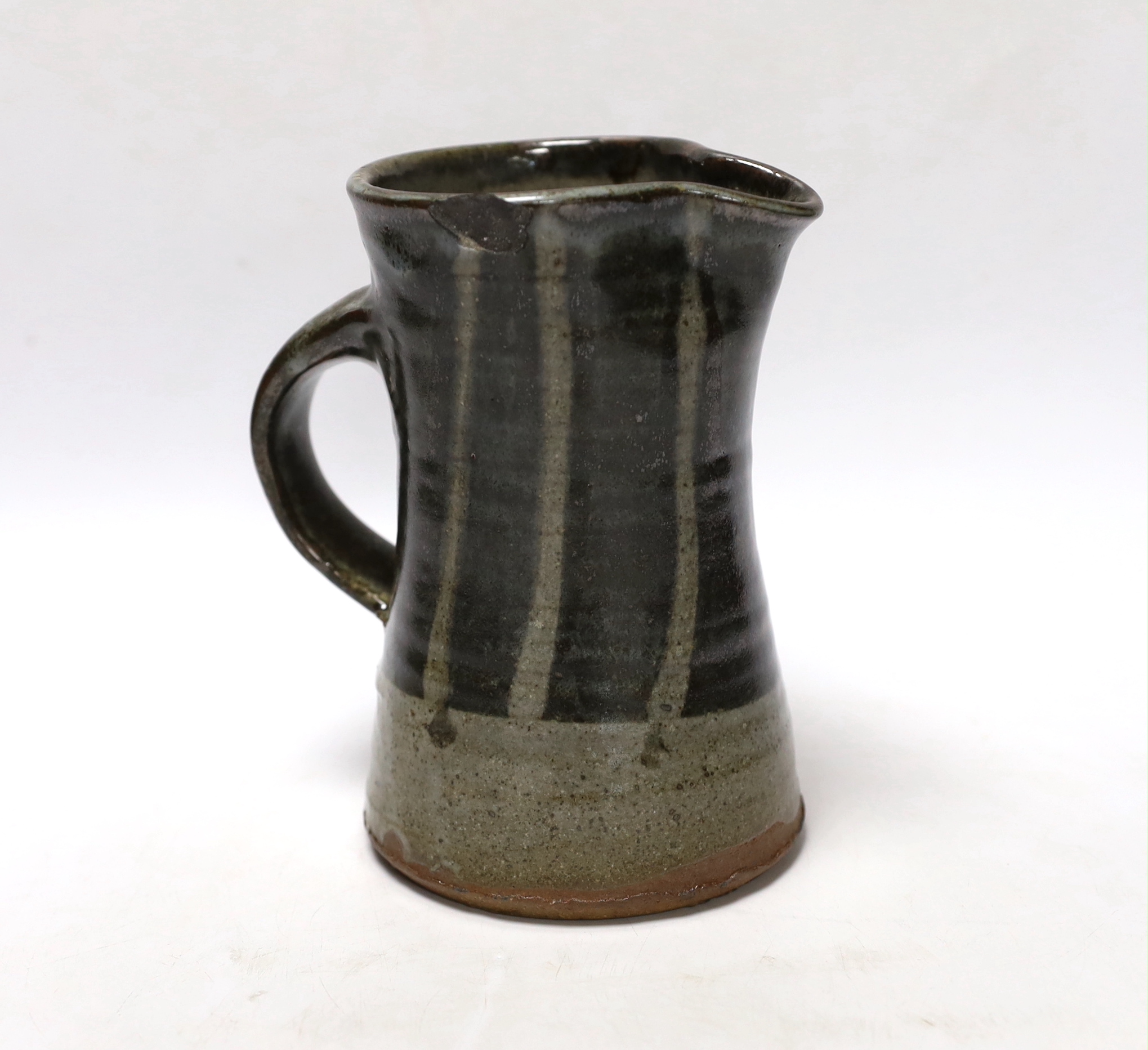 A David Leach Studio jug, 17cm